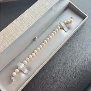 Zales Pearl Bracelet in silver